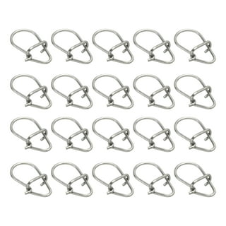 BLUEWING Fishing Lure Clips Snap Fishing Quick Clips Speed Clips Easy Fast  Lure Change Connector for Freshwater Saltwater Line Leader Wire 55lb 50pcs  
