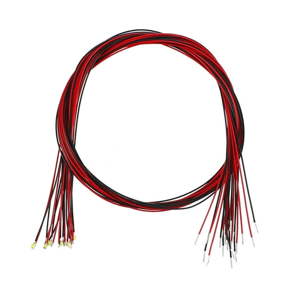 Uxcell 0402 DC 2.8-3V Surface Mounted Devices Prewired Micro LED Light Emitting Diode White 10 Pack