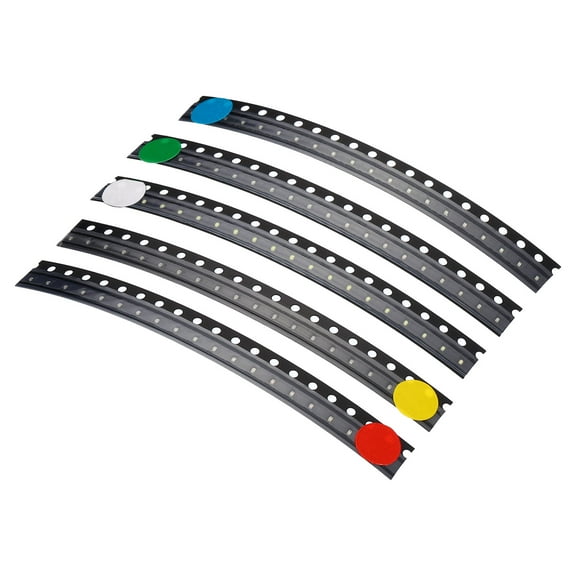 Uxcell 0402 Surface Mount Diode, 1.83V Light Emitting Diodes Chips, 5 Colors,100Pack