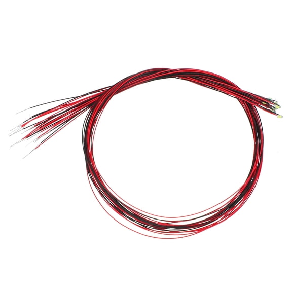 Uxcell 0603 Pre-Wired Micro LED, 25 Pcs 2.8-3.3V Emitting Diodes, Blue