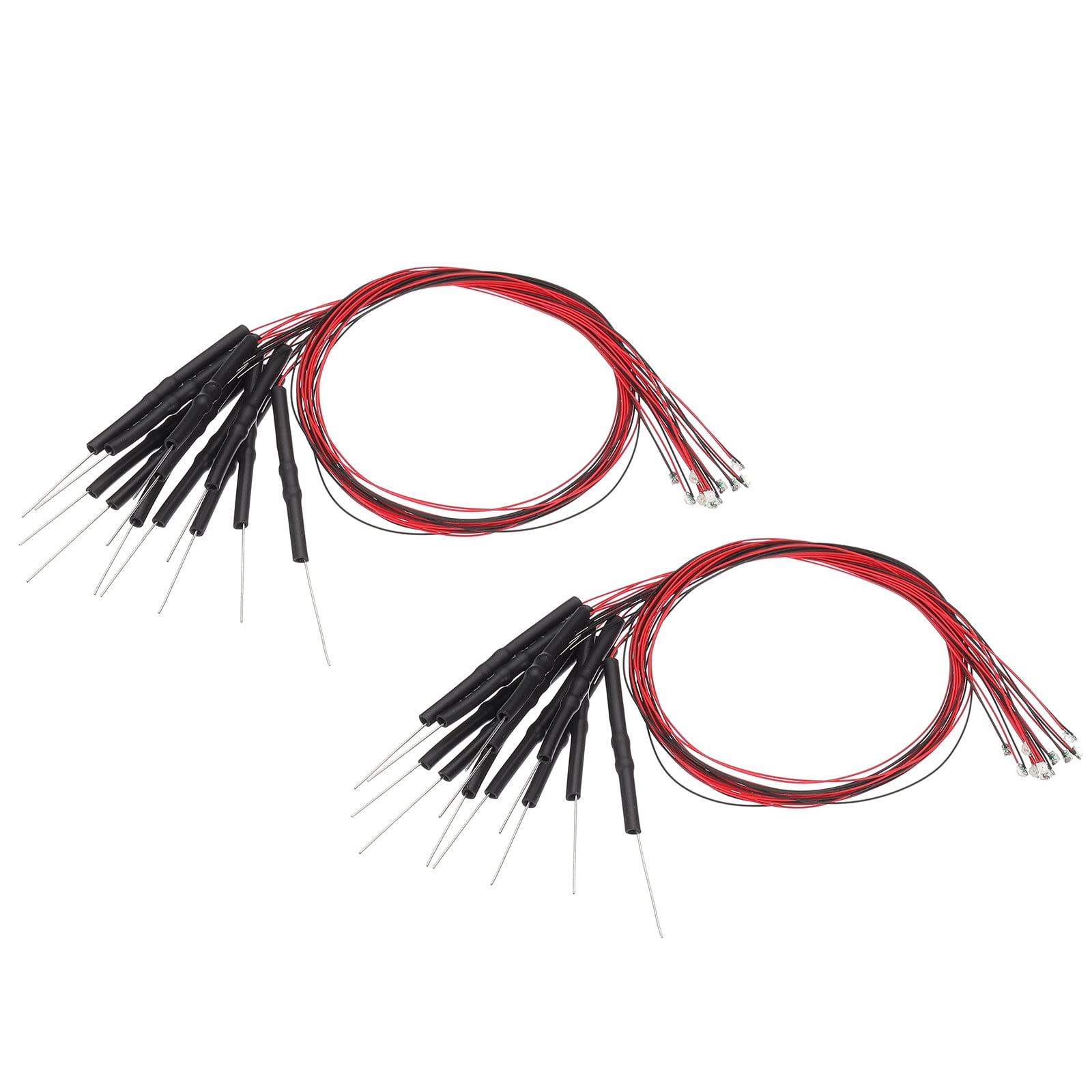 Uxcell 0805 Pre-Wired Micro LED 24 Pcs 3-6V Emitting Diodes Pink ...