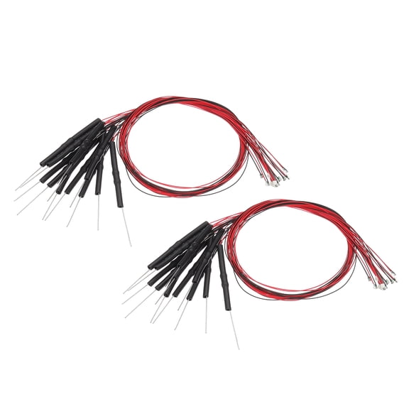 Uxcell 0805 Pre-Wired Micro LED 24 Pcs 3-6V Emitting Diodes Purple