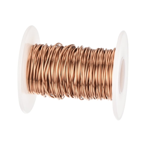 Uxcell 1.05mm Magnet Wire 43ft Enameled Copper Wire Magnet Winding Wire Coil 100g 155C