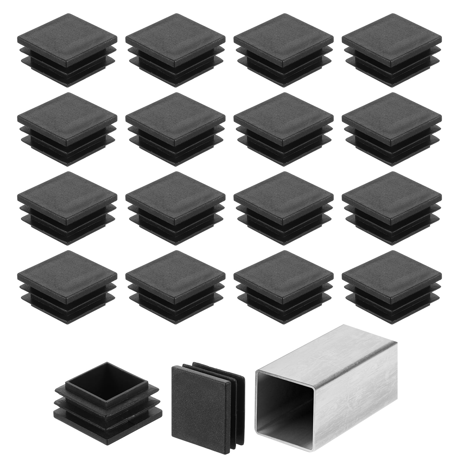 Plastic End Caps For Square Tubing