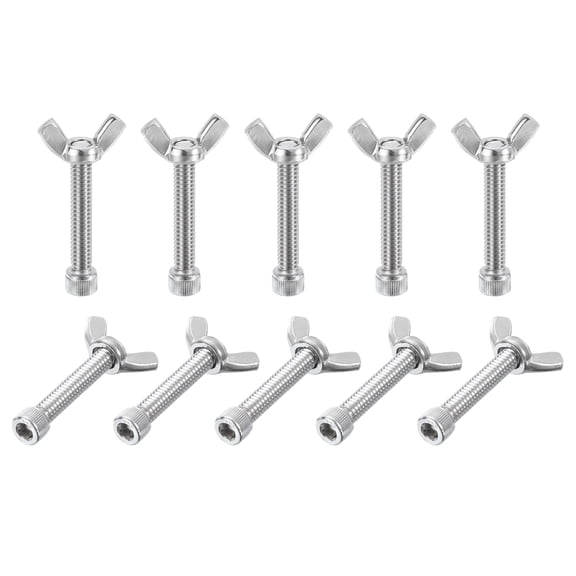 Uxcell 1-1/2" Bat Pins, 10 Sets 304 Stainless Steel Pottery Pins Fits Throwing Wheel