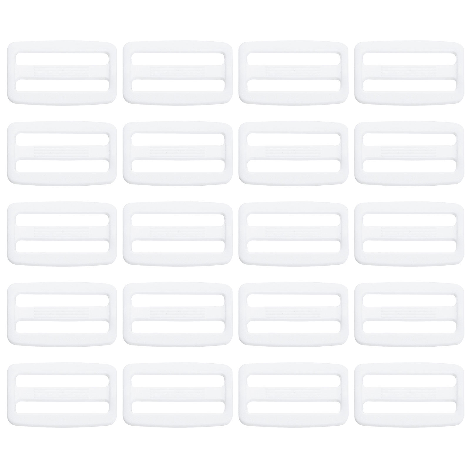 Backpack Fastener Uxcell 1 1/2 Inch Tri-Glide Slide Buckles, 20 Pack Plastic Webbing ...
