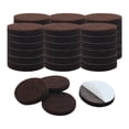 thumbnail image 1 of Uxcell 1 1/2" Self-stick Round Non-slip Felt Pads Floors Protect Brown 40 Pack, 1 of 7