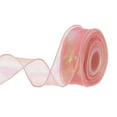 thumbnail image 1 of Uxcell 1 1/2 inch 10 Yard Sheer Organza Ribbon Shimmer Chiffon Tulle Ribbons for Gift Wrapping Floral Bouquet Wedding Red 1.5" x 10 Yard, 1 of 7