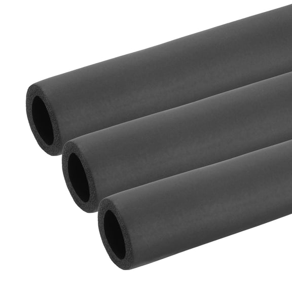 Uxcell Pipe Insulation Foam Tube Pipe Cover Wrap Roll Bar Tubing for Handle Grip HVAC Air Conditioner Unit 1-1/4" (32mm) ID x 3Ft x 0.35"
