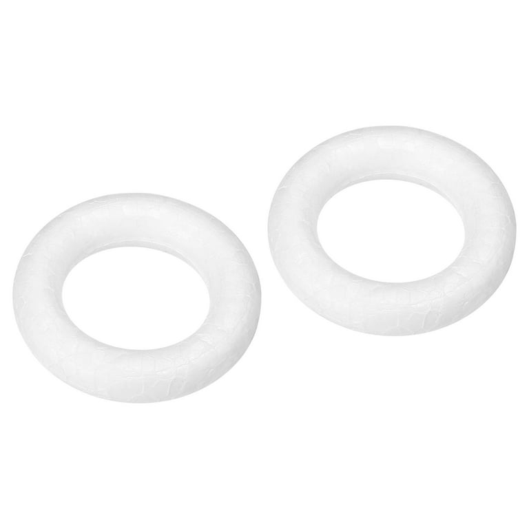 Uxcell 1.1 Inch Foam Wreath Forms Round Craft Rings for DIY Art