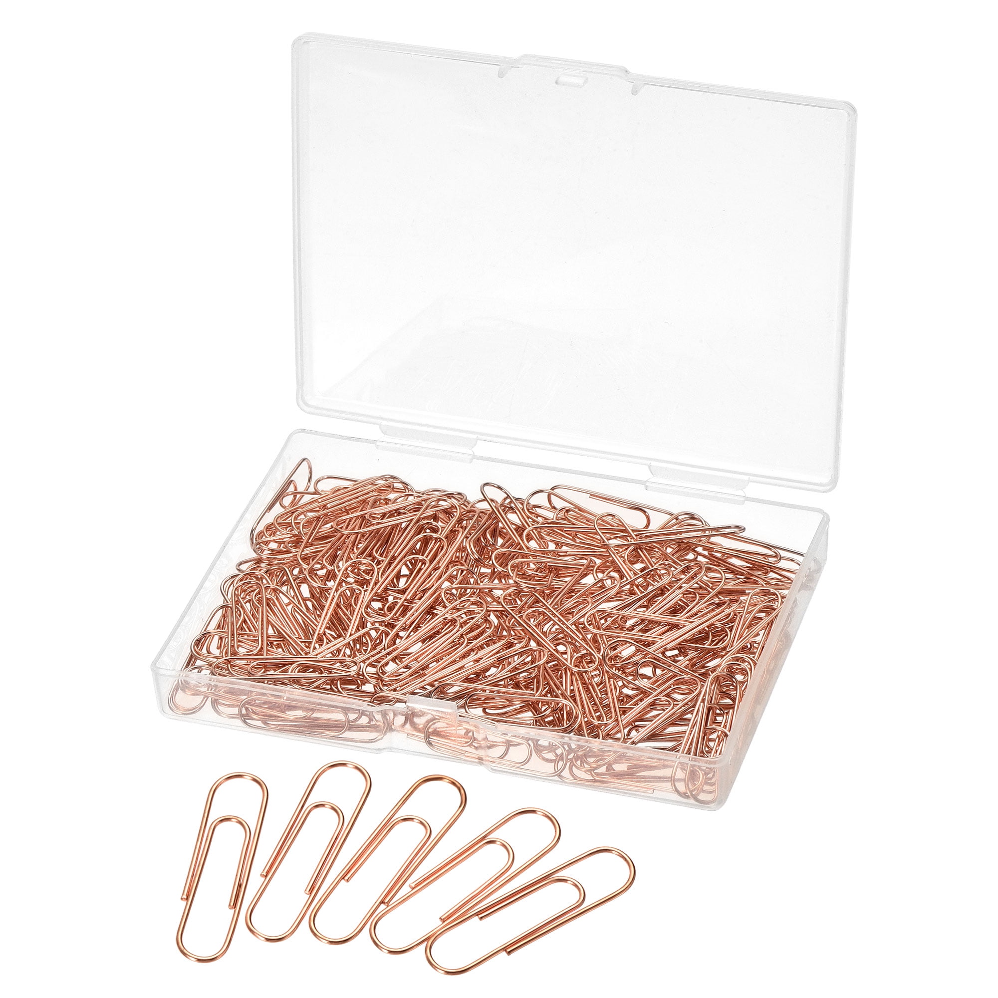 Gold Tone Paper Clips, No. 2 Size, 1-1/8" | 100 Per Box (2 Box Set), Rust-Proof, Smooth Finish
