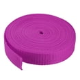 thumbnail image 1 of Uxcell Polypropylene Webbing Strap 1" 10 Yards Dark Rose Red Strapping Band, 1 of 5