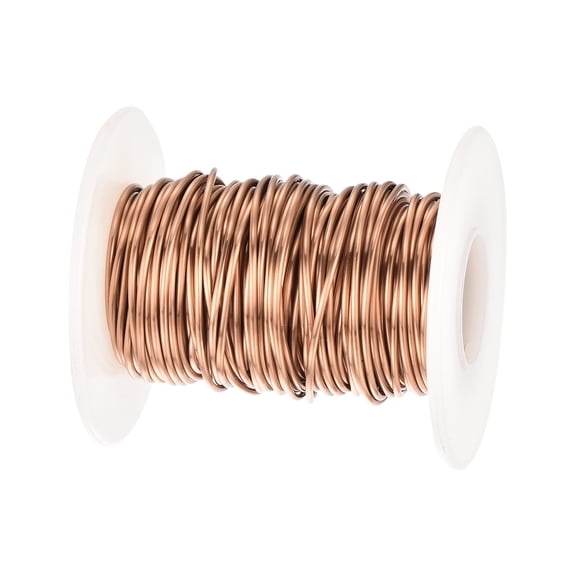 Uxcell 1.15mm Magnet Wire 35ft Enameled Copper Wire Magnet Winding Wire Coil 100g 155C