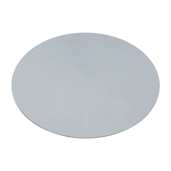 Uxcell 1/16"(1.5mm) x 10" Steel Plate, Black Hot Rolled A36 Steel Sheet Plate Base, Round Weldable Metal Discs for Industrial Construction Structural Support
