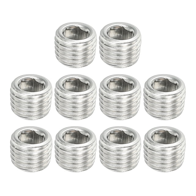 Uxcell 1/16NPT Male Pipe Plug Internal Hex Thread Socket Solid ...