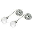 thumbnail image 1 of Uxcell 1.18'' Ceiling Fan Light Lighting Pull Chain Crystal Clear 2Pcs, 1 of 6