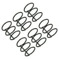 thumbnail image 1 of Uxcell 1.18" Dia 3 Circle Detachable Metal Binder Rings Loose Leaf Rings Black 6 Pack, 1 of 6