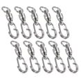 thumbnail image 1 of Uxcell 1.18" Fishing Swivels Snaps Stainless Steel High Strength Barrel Swivels Ball Bearing, 40 Pack, 1 of 6
