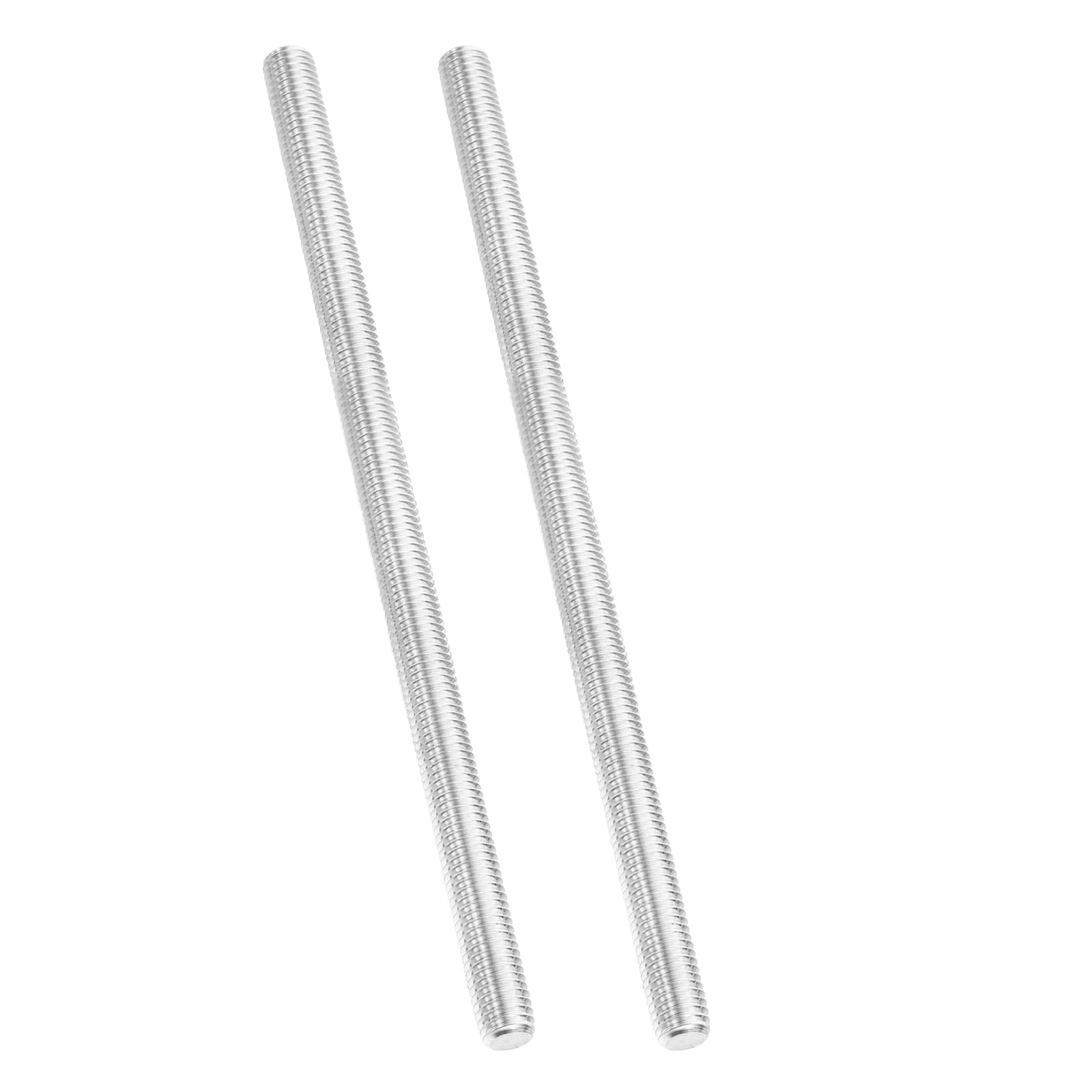 Uxcell 1/2"-13 Fully Threaded Rod, 2Pcs 10" Length 304 Stainless Steel Thread Screw