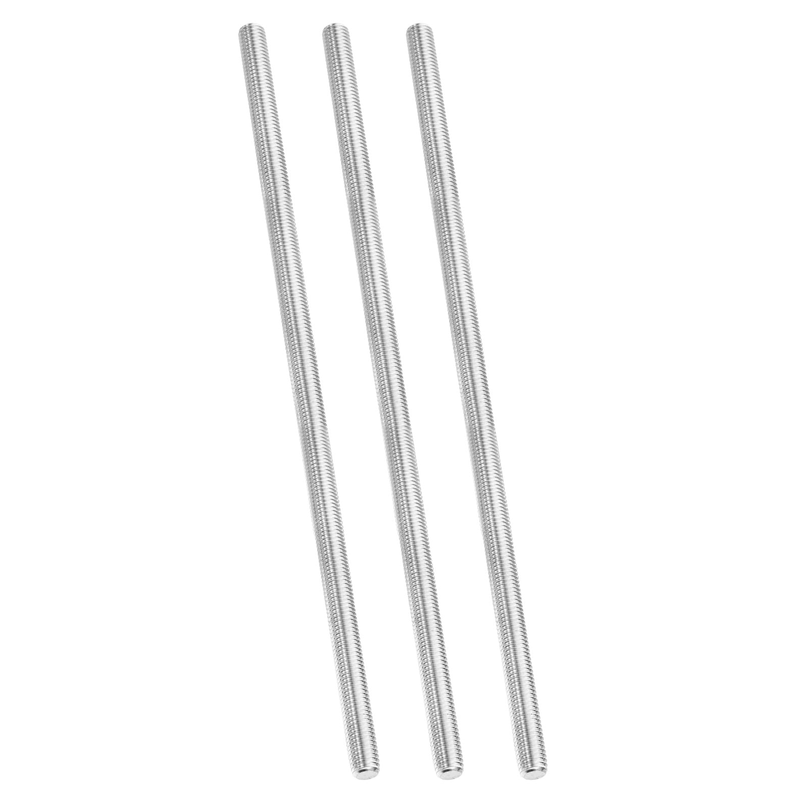 Uxcell 1/2"-13 Fully Threaded Rod, 3Pcs 12" Length 304 Stainless Steel Thread Screw