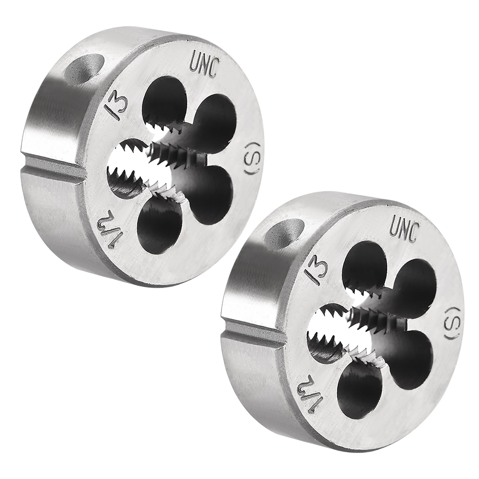 Round Threading Uxcell 1/2-13 UNC Alloy Tool Steel Machine Thread Round Threading Dies ...