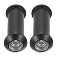 thumbnail image 1 of Uxcell 1/2" 2Pcs Door Viewer Peephole Zinc Alloy Privacy Door Viewer for Security Home Black, 1 of 7