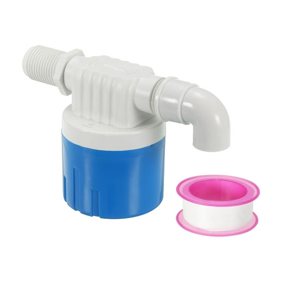 Uxcell 1/2" Auto Water Level Control Valve, Plastic Side Inlet Water Automatic Float Valve