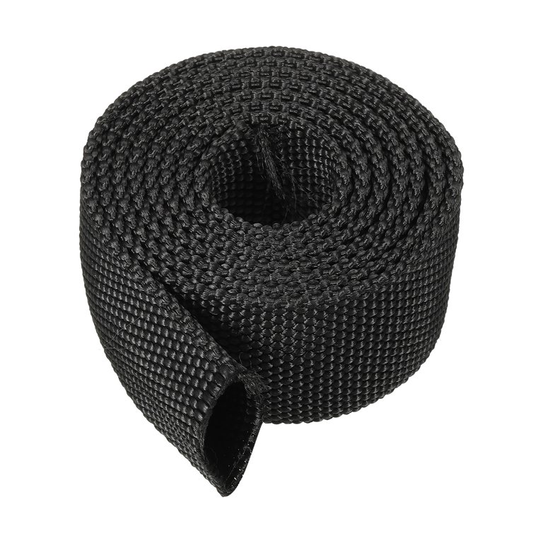 UOMTFAI 10ft 3/8 Inch Flexible Cable Sleeve – Pet Proof Cord Protector For Cats & Dogs, Cut-to-Length Cable Management