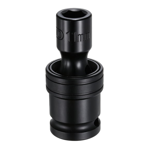 Uxcell 1/2" Drive Impact Swivel Socket 11mm Universal Joint Socket