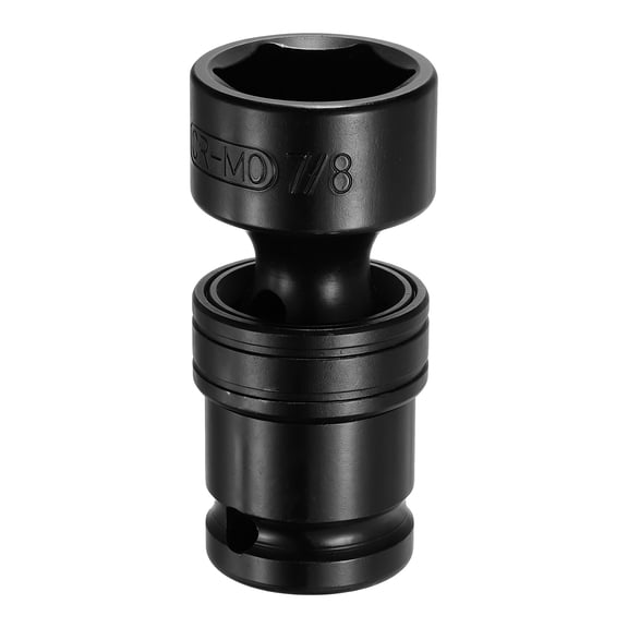 Uxcell 1/2" Drive Impact Swivel Socket 7/8" Universal Joint Socket
