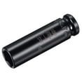 thumbnail image 1 of Uxcell 1/2" Drive by 17mm Deep Impact Socket, Heat-Treated CR-V Steel 3.15" Length, 6-Point Metric Sizes, 1 of 5