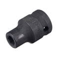 thumbnail image 1 of Uxcell 1/2" Drive by 8mm 6-Point Impact Socket, CR-V Steel 1.5" Length, Shallow Metric Sizes, 1 of 5