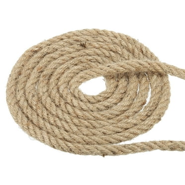 GOLBERG Manila Rope - Heavy Duty 3 Strand Natural Fiber - 1/4 inch, 5/ ...