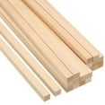 thumbnail image 1 of Uxcell 1/2 Inch Dowel Rods Wood Sticks 12 Inch Long Square Wooden Dowels 20 Pcs, 1 of 6