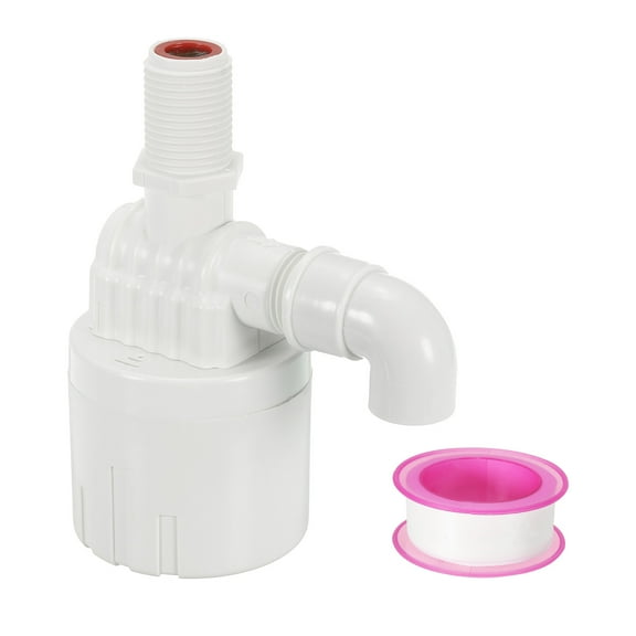 Uxcell 1/2 Inch Float Valve, Plastic Top Inlet Water Automatic Water Level Control Valve