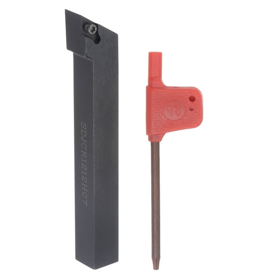 Uxcell 1/2" Lathe Indexable Carbide Turning Tool Holder SDJCR1212H07 CNC 93