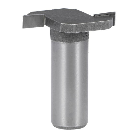 Uxcell 1/2” Shank 3/16” Cutting Depth 2 Flute HSS Undercut Woodworking T Slot Router Bit