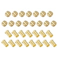 thumbnail image 1 of Uxcell 1/2" Tube ID Compression Assortment Kit, Brass Compression Sleeve Ferrule & Insert for Water Oil Pipe, 15 Set, 1 of 5