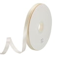thumbnail image 1 of Uxcell 1/2" W x 100 Yards Polyester Satin Ribbon, Perfect for Craft Wedding Decor Party Hair Bow, Beige, 1 of 6
