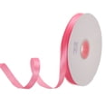thumbnail image 1 of Uxcell 1/2" W x 100 Yards Polyester Satin Ribbon, Perfect for Craft Wedding Decor Party Hair Bow, Peach, 1 of 6