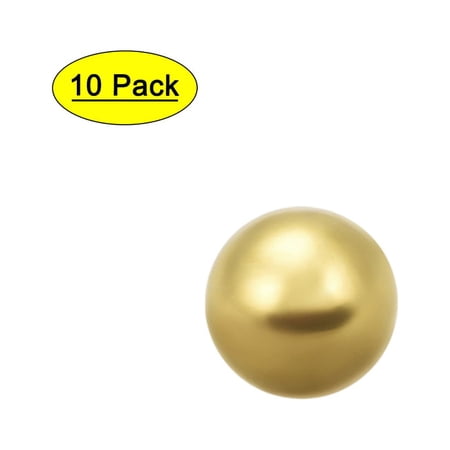 Uxcell 1/2-inch Precision Solid Brass Bearing Ball 10 Pack