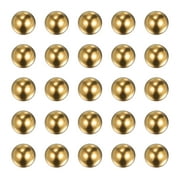 Uxcell 1/2-inch Precision Solid Brass Bearing Balls for Bearings Valves Decoration 12 Pack