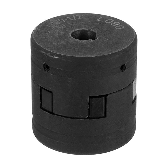 Uxcell 1/2" to 5/8" L090 Flexible 3-Piece L-Jaw Coupling Coupler Set & Buna-N NBR Rubber Spider for Log Splitter Hybrid Equipment