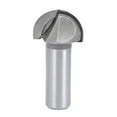 thumbnail image 1 of Uxcell 1/2'' x 1'' Router Bit Core Box 2 Flutes Tip Carbide Silver Tone 1pcs, 1 of 3