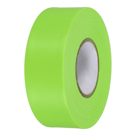 Uxcell Flagging Tape 1.2"x150' Non-Adhesive Neon Marking Tape Green
