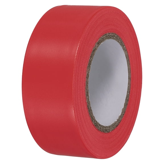 Uxcell 1.2"x300' Flagging Tape Non-Adhesive Neon Marking Tape, Red