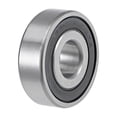 thumbnail image 1 of Uxcell 1/2"x35mmx11mm 6202-1/2-2RS Double Sealed Z2 Ball Bearings Chrome Steel, 1 of 5