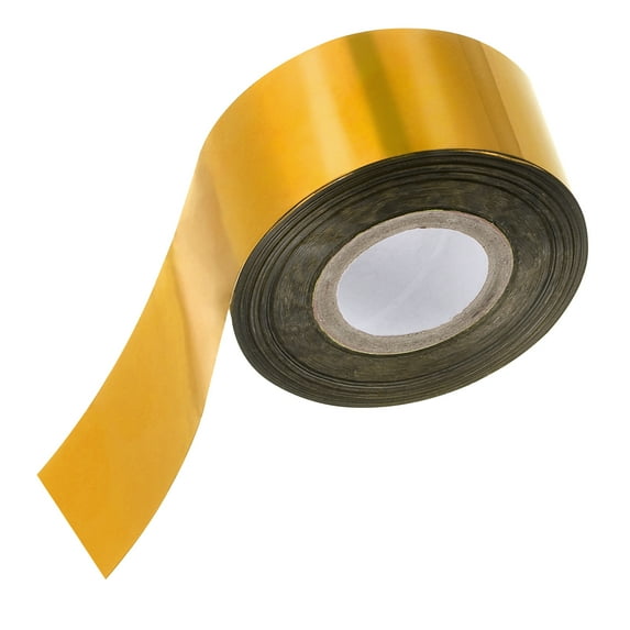 Uxcell 1.2"x400Ft Hot Stamping Foil Paper,Heat Transfer Stamping Paper Foil Roll,Gold