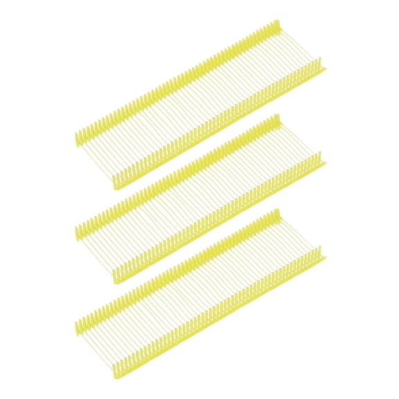Uxcell 1" 25mm Tag Pins Tagging Barbs Fasteners Tag Attachments for Clothes 5000pcs, Yellow