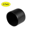 thumbnail image 1 of Uxcell 1.26'' Vinyl Round Caps Cover Screw Thread Protector Rubber Black 5pcs, 1 of 6